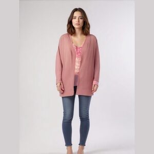 Women's EXCHIC Cardigan, XL, Pink